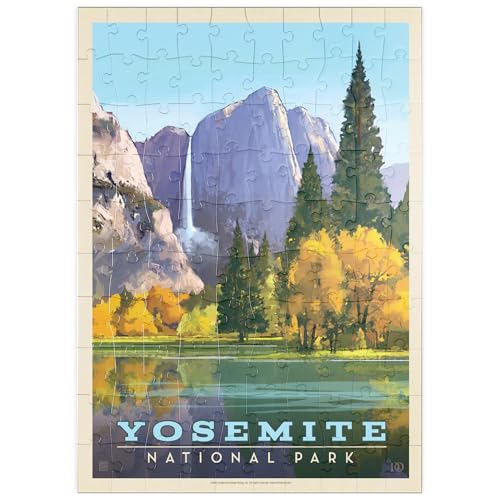 MyPuzzle Yosemite National Park: Golden Vista, Vintage Poster - Premium 100 Teile Puzzle - MyPuzzle Sonderkollektion von Anderson Design Group MyPuzzle Yosemite National Park: Golden Vista, Vintage Poster - Premium 100 Teile Puzzle - MyPuzzle Sonderkollektion von Anderson Design Group von MyPuzzle.com