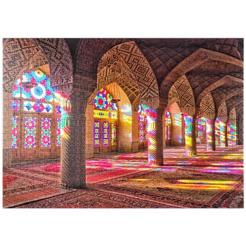 MyPuzzle Nasir-ol-Molk-Moschee in Shiraz, Iran - Premium 1000 Teile Puzzle - MyPuzzle Sonderkollektion von Puzzle Galaxy von MyPuzzle.com