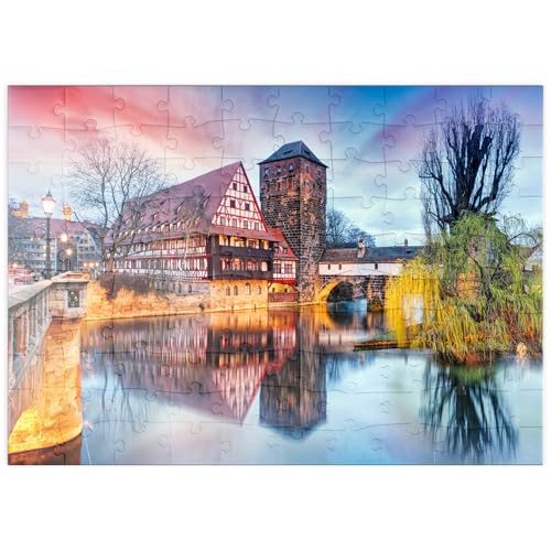 MyPuzzle Nürnberg im Sonnenlicht - Premium 100 Teile Puzzle - MyPuzzle Sonderkollektion von Puzzle Galaxy von MyPuzzle.com