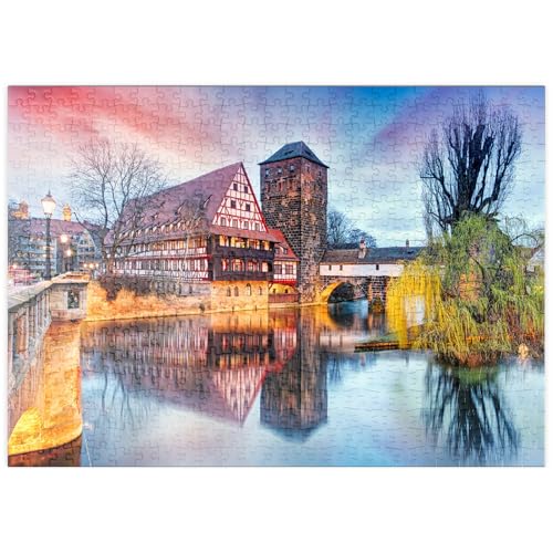 MyPuzzle Nürnberg im Sonnenlicht - Premium 500 Teile Puzzle - MyPuzzle Sonderkollektion von Puzzle Galaxy von MyPuzzle.com