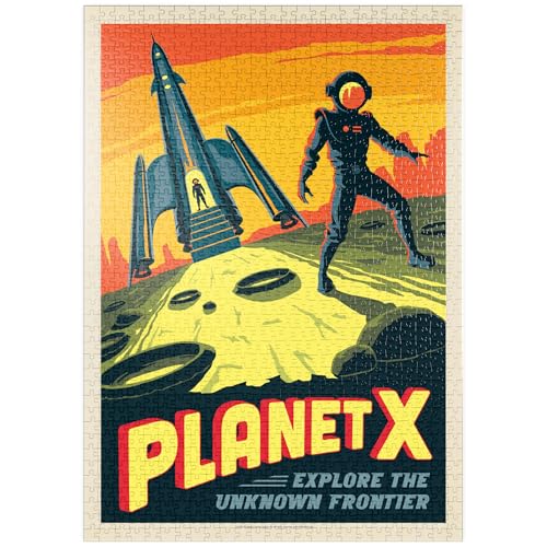 MyPuzzle Planet X, Vintage Poster - Premium 1000 Teile Puzzle - MyPuzzle Sonderkollektion von Anderson Design Group von MyPuzzle.com