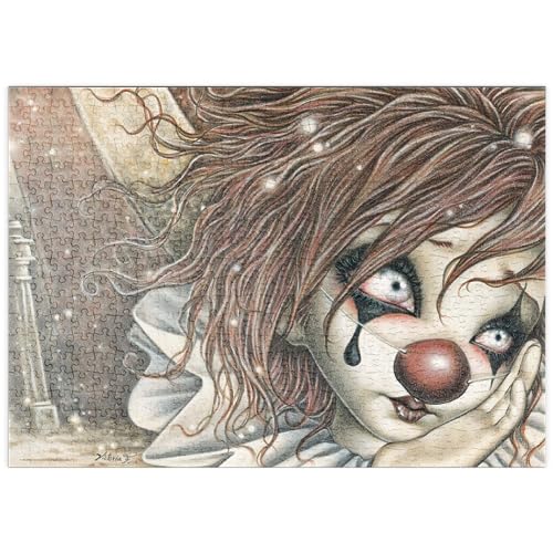 MyPuzzle Red Nose - Victoria Francés - Misty Circus - Premium 500 Teile Puzzle - MyPuzzle Sonderkollektion von Heye Puzzle von MyPuzzle.com