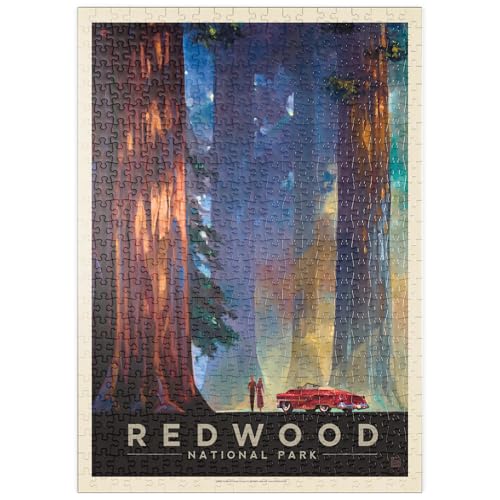 MyPuzzle Redwood National Park: Unter den Giganten - Premium 500 Teile Puzzle - MyPuzzle Sonderkollektion von Anderson Design Group von MyPuzzle.com