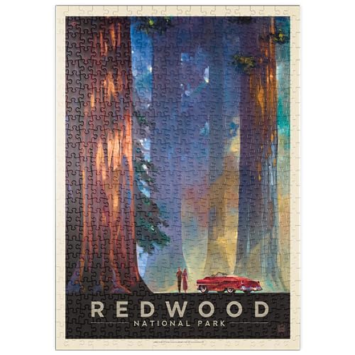 MyPuzzle Redwood National Park: Unter den Giganten - Premium 500 Teile Puzzle - MyPuzzle Sonderkollektion von Anderson Design Group von MyPuzzle.com