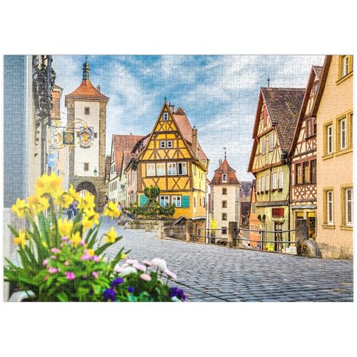 MyPuzzle Rothenburg ob der Tauber - Premium 1000 Teile Puzzle - MyPuzzle Sonderkollektion von Puzzle Galaxy von MyPuzzle.com