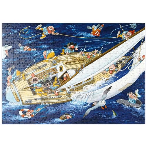 MyPuzzle Sailors - Jean-Jacques Loup - Cartoon Classics - Premium 500 Teile Puzzle - MyPuzzle Sonderkollektion von Heye Puzzle von MyPuzzle.com