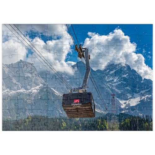 MyPuzzle Seilbahn auf die Zugspitze (2962m), Garmisch-Partenkirchen - Premium 100 Teile Puzzle - MyPuzzle Sonderkollektion von Puzzle Galaxy von MyPuzzle.com