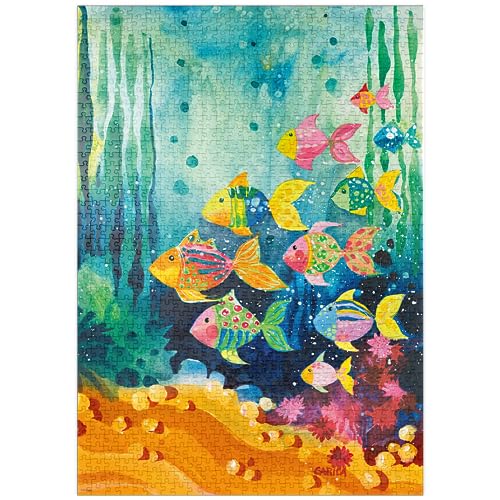 MyPuzzle Shoal of Fish - Gabila - Lovely Times - Premium 1000 Teile Puzzle - MyPuzzle Sonderkollektion von Heye Puzzle von MyPuzzle.com