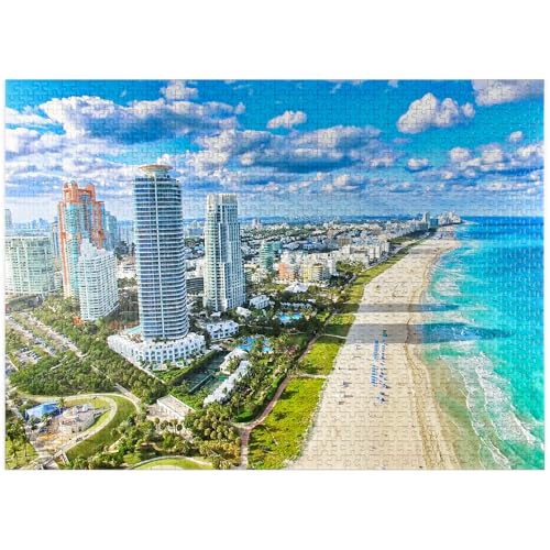 South Beach Miami Beach Florida USA - Premium 1000 Teile Puzzle für Erwachsene von MyPuzzle.com