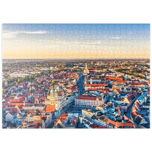 MyPuzzle Stadt Augsburg von Oben - Premium 500 Teile Puzzle - MyPuzzle Sonderkollektion von Puzzle Galaxy von MyPuzzle.com