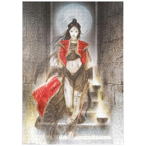 MyPuzzle Stairs - Luis Royo - Dead Moon - Premium 1000 Teile Puzzle - MyPuzzle Sonderkollektion von Heye Puzzle von MyPuzzle.com