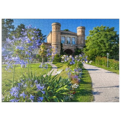 MyPuzzle Torhaus an der Orangerie im Botanischen Garten des Karlsruher Schlosses - Premium 500 Teile Puzzle - MyPuzzle Sonderkollektion von Puzzle Galaxy von MyPuzzle.com