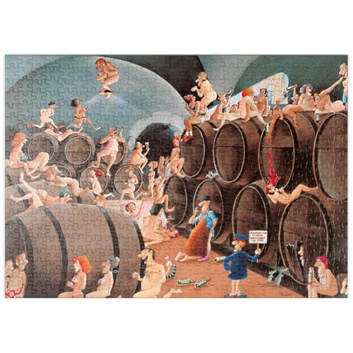 MyPuzzle Vino - Blachon - Cartoon Classics - Premium 500 Teile Puzzle - MyPuzzle Sonderkollektion von Heye Puzzle von MyPuzzle.com