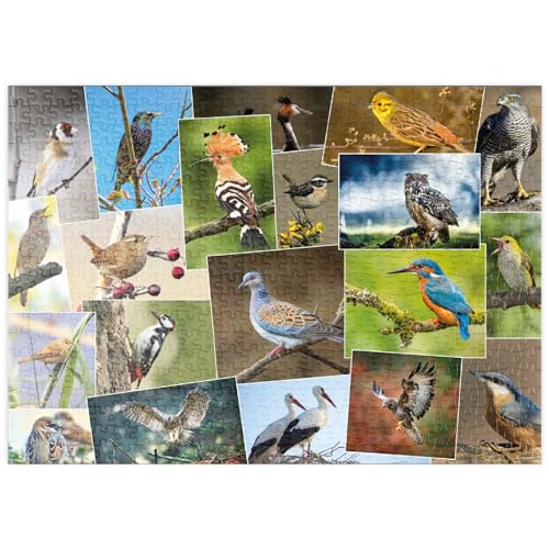 MyPuzzle Vögel des Jahres - Collage Nr.1 - Deutschland - Premium 500 Teile Puzzle - MyPuzzle Sonderkollektion von Starnberger Spiele von MyPuzzle.com