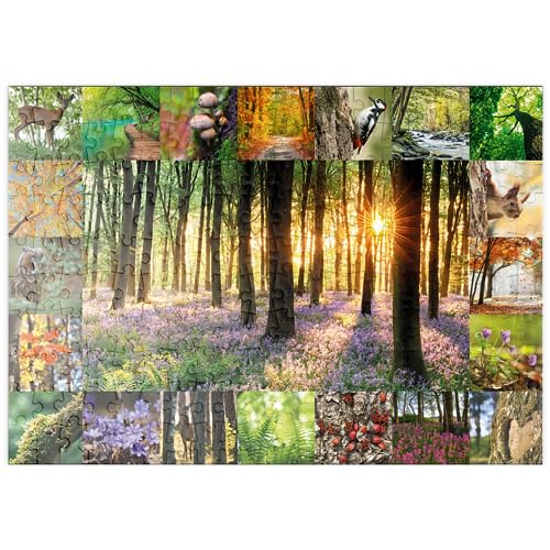 MyPuzzle Waldbaden - Collage No. 1 - Premium 200 Teile Puzzle - MyPuzzle Sonderkollektion von Starnberger Spiele von MyPuzzle.com