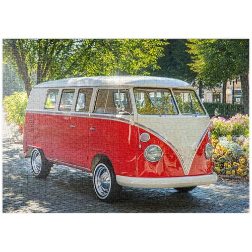 MyPuzzle klassischer Kleinbus - Retro Kultbus - Premium 1000 Teile Puzzle - MyPuzzle Sonderkollektion von Puzzle Galaxy von MyPuzzle.com