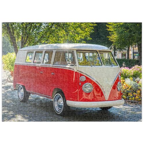 MyPuzzle klassischer Kleinbus - Retro Kultbus - Premium 500 Teile Puzzle - MyPuzzle Sonderkollektion von Puzzle Galaxy von MyPuzzle.com