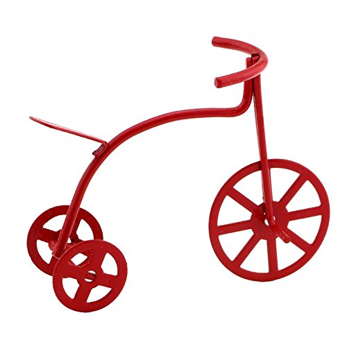 Mytinyworld Puppenhaus Miniatur Kinder Kleine Rote Metall Dreirad Mytinyworld Puppenhaus Miniatur Kinder Kleine Rote Metall Dreirad von MyTinyWorld