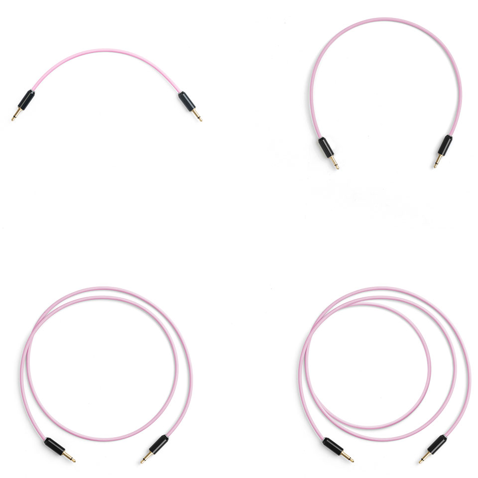 MyVolts Candycords Halo 8-Pack Pink Patchkabel von MyVolts