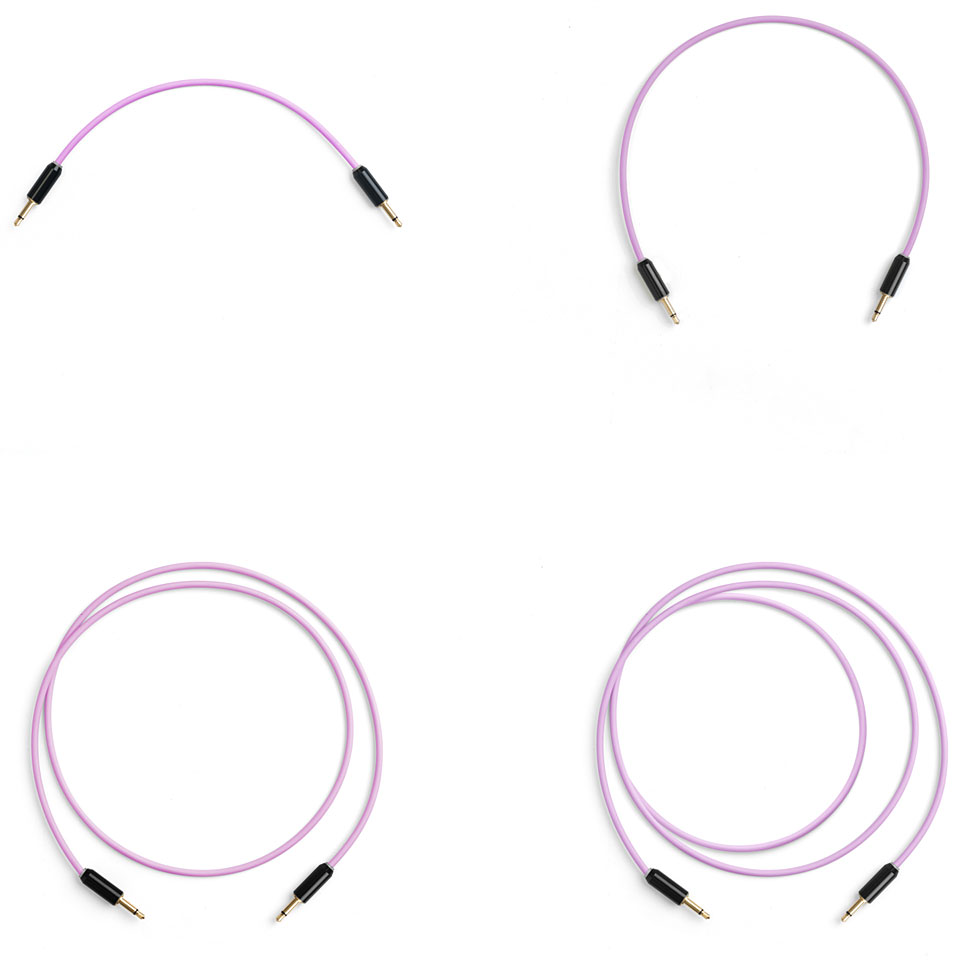 MyVolts Candycords Halo 8-Pack Purple Patchkabel von MyVolts