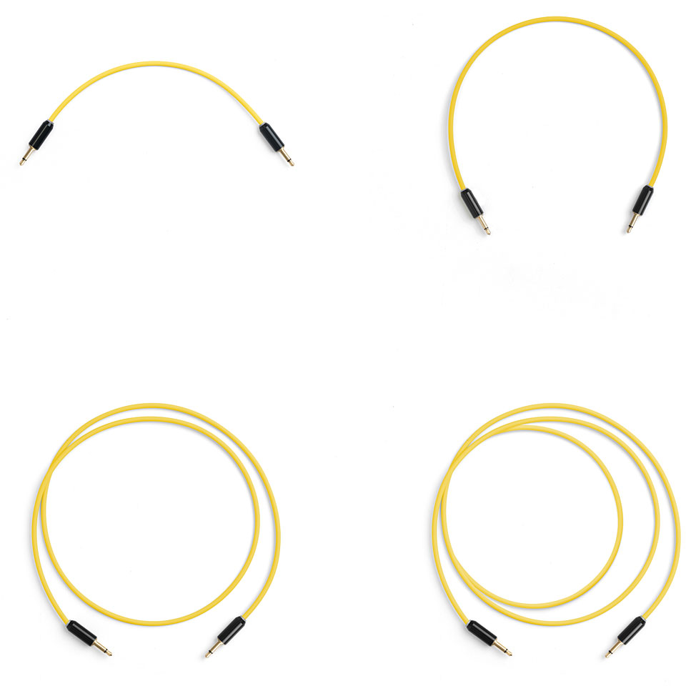 MyVolts Candycords Halo 8-Pack Yellow Patchkabel von MyVolts