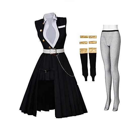 Anime Uzui Tengen Cosplay Kostüm Damen Uzui Tengen Kleid Outfit Halloween Kostüm XXL von MyheroCos