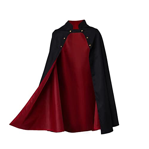 Wirt Mantle Cosplay Kostüm Herren Vampir Cape Kostüm Rot Schwarz Umhang M von MyheroCos