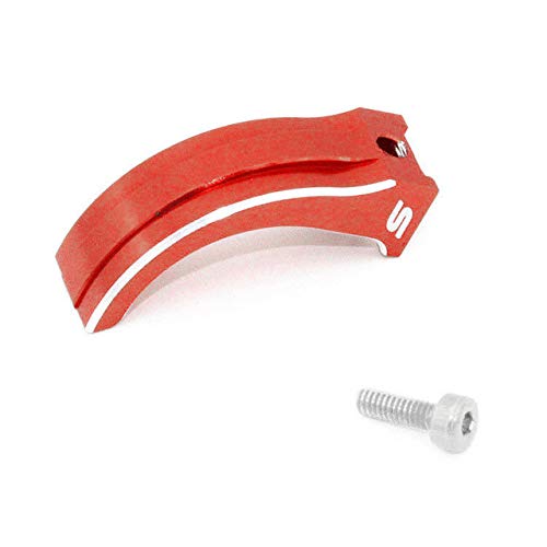 Myingaou Gashebel Bremse Stange für Futaba 7PX 4PX 4PXR RC Auto Sender B Radio RC Auto, Rot von Myingaou