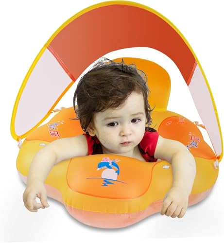 Myir JUN Schwimmring Baby mit Markise Schwimmring Baby mit Rückenlehne Aufblasbare Baby Schwimmsitz Schwimmhilfe Swimtrainer Schwimmtrainer Kinder Kleinkind Schwimmreifen Float Myir JUN Schwimmring Baby mit Markise Schwimmring Baby mit Rückenlehne Aufblasbare Baby Schwimmsitz Schwimmhilfe Swimtrainer Schwimmtrainer Kinder Kleinkind Schwimmreifen Float von Myir JUN