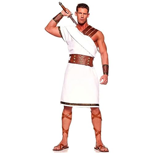 Mymyguoe Caesar Kostüm Herren Römer Kostüm Erwachsenenkostüm Gladiator Kostüm Soldaten Gladiator Erwachsene Für Herren Cosplay Halloween Party Karneval Fastnacht Kleid Für Erwachsene Faschingskostüme von Mymyguoe