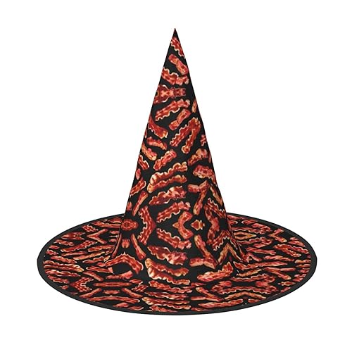 Mypiky Speckmuster Druck Halloween Hexenhüte Kappe Kegel Hexen Hüte Kinder Cosplay Party Kostüm Dekorationen von Mypiky