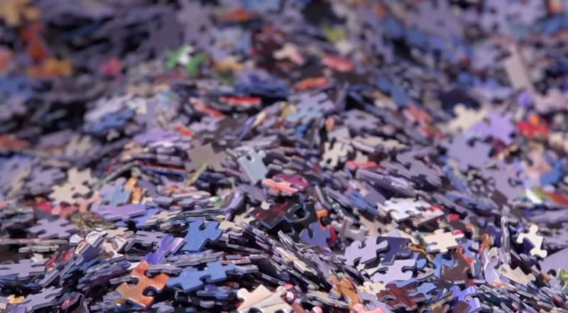 Mystery Brand Mystery Puzzle ohne Karton & ohne Bild - Beutel mit 2000 Teilen 2000 Teile Puzzle Mystery-Puzzle-2000 von Mystery Brand