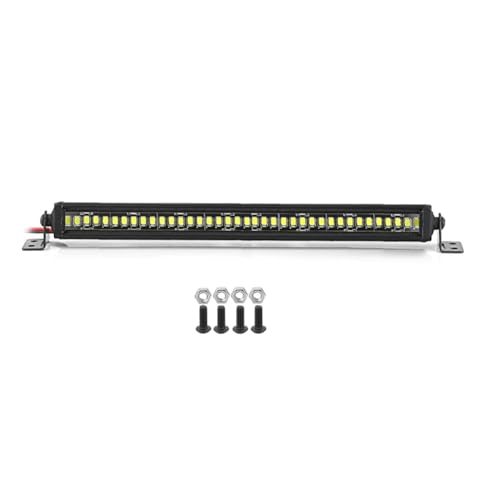 Mzpeldxk RC Auto-Dachlampe 24 36 LED-Lichtleiste für 1/10 RC Crawler Axial SCX10 90046/47 SCX24 Wrangler D90 TRX4 Karosserie, A-Teile von Mzpeldxk