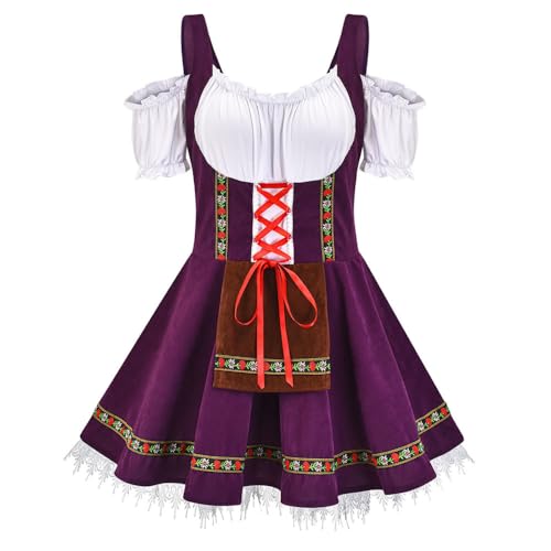 Mzshne Oktoberfest-Kostüme für Damen, Bier, Karneval, Festival, Cosplay, Dienstmädchenkleid für Renaissancekleid, Party von Mzshne