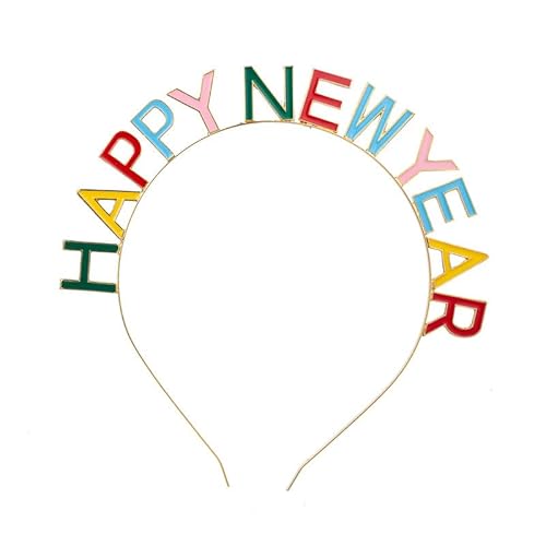 Mzshne Strass Silvester Haarbänder Heiligabend Kristall Kopfschmuck für Party Supplies Haarschmuck Geschenke von Mzshne