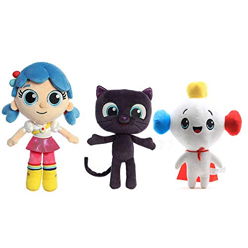 N A Katzen Plüsch Puppenspielzeug Aurora Plüsch True Und The Rainbow Kingdom Bartleby Plüsch Cat Stuffed Toys Geschenk Für Kinder Kinderspielzeug 25CM / True und das Regenbogenreich von N\ A