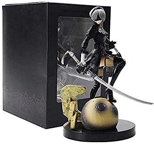 Anime gigurine 14cm NieR Automata Figur Yorha 2B No 2 Typ B Mit Collection Schwertmodell von N / A