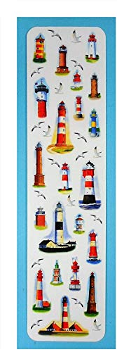 Lesezeichen Leuchtturm 20 x 5cm Design Hightower Maritim Deko 27401 von N / A