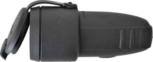 N & L 17031 Schutzkontaktkupplung Gummi 230V Schwarz IP44 von N & L