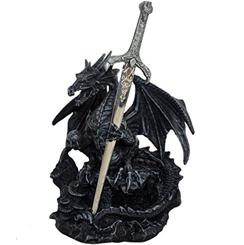 Dark Dreams Gothic Mittelalter Fantasy Brieföffner Drache Dragon Figur von NN