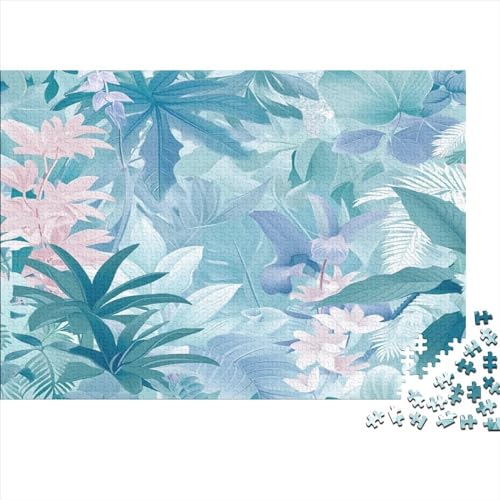 Tropical Plants Puzzle für Erwachsene, Puzzle mit 1000 Teilen, Puzzle für Erwachsene, Puzzle mit 1000 Teilen, anspruchsvolles Puzzlespiel, 1000 Teile (75 x 50 cm) von NACHOMACHO