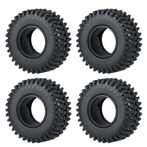 Für TRX4M Für Axial Für SCX24 Ersatz-1,0-Zoll-Metall-Beadlock-Felgen, 50/54 Mm Gummireifen-Set, 1/18 1/24 RC Crawler Autoteile RC Autozubehör Für TRX4M Für Axial Für SCX24 Ersatz-1,0-Zoll-Metall-Beadlock-Felgen, 50/54 Mm Gummireifen-Set, 1/18 1/24 RC Crawler Autoteile RC Autozubehör von NAFRECX