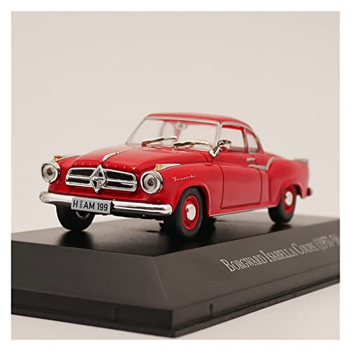 NALora Motorfahrzeuge Replika Auto 1/43 Für Borgward Isabella Coupe 1957-58 Simulation Klassischer Sportwagen Modell Spielzeug Sammlung Souvenir Display Originalgetreue Nachbildung, darong001 von NALORA