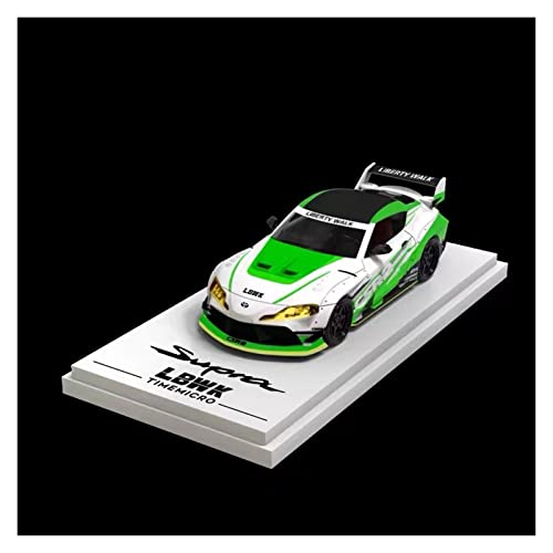 NALora Motorfahrzeuge Replika Auto Diecast 1/43 Für Toyota Supra LBWK LB Legierung Mini Sportwagen Modell Licht Auto Sammlung Souvenir Fahrzeug Spielzeug Originalgetreue Nachbildung (Color : Green) von NALORA