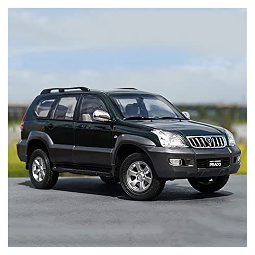 Motorfahrzeuge Replika Auto 1:18 Für Toyota Prado GX 2008 SUV Simulation Legierung Druckguss Auto Modell Spielzeug Replikat Auto Für Erwachsene Sammlung Originalgetreue Nachbildung ( Color : Black ) von NALora