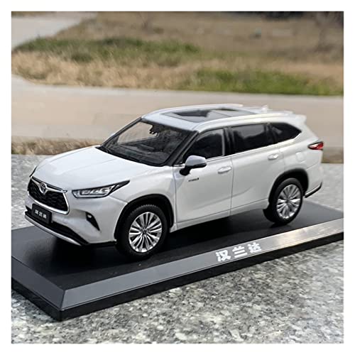 NALora Motorfahrzeuge Replika Auto 1:30 Für Toyota Highlander 2022 SUV Simulation Automodell Diecast Metal Vehicle Collection Souvenir Display Originalgetreue Nachbildung (Color : White) von NALora