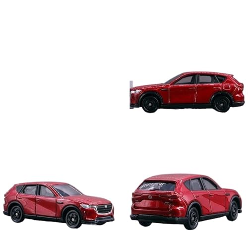 NALora Motorfahrzeuge Replika Auto 1:64 Für Mazda CX-60 SUV Legierung Auto Modell Diecast Metall Auto Fahrzeuge Modell Simulation Miniatur Maßstab Sammlung Originalgetreue Nachbildung (Color : Red) von NALora