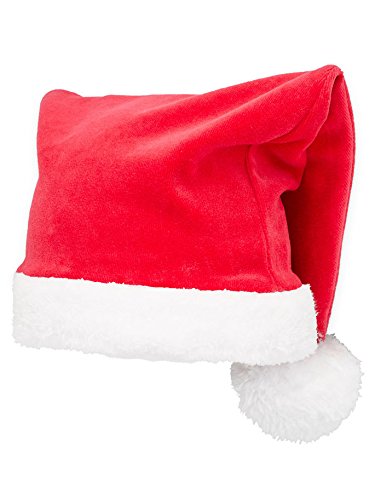 NAME IT Kinder Mütze Weihnachtsmütze in rot mit Bommel (48/49) von NAME IT