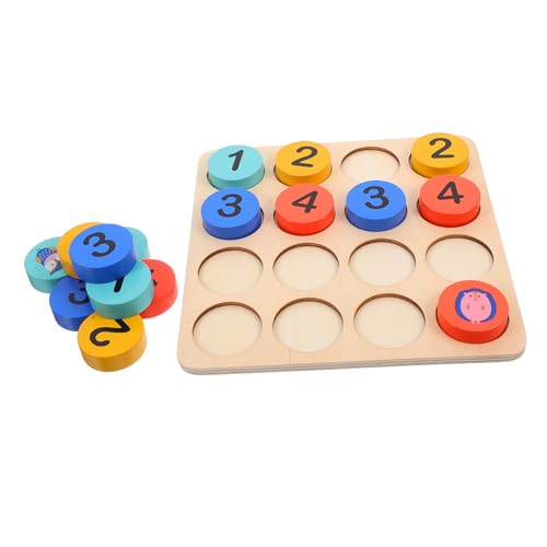 1 Set Sudoku Spiel Spielzeug Rätsel Sudoku Brettspiel Kinder Sudoku Spielzeug Schachbrettspiel Sudoku Tischspiel Kinder Freizeitspielzeug Sudoku Holzspiel NAMOARLY von NAMOARLY