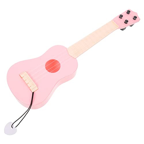 Mini-Ukulele Gitarre Für Anfänger Kleinkind Ukulele Gitarre -Ukulele Für Musikinstrumente Für Kleinkinder Simulations-Ukulele Rosa Plastik NAMOARLY von NAMOARLY